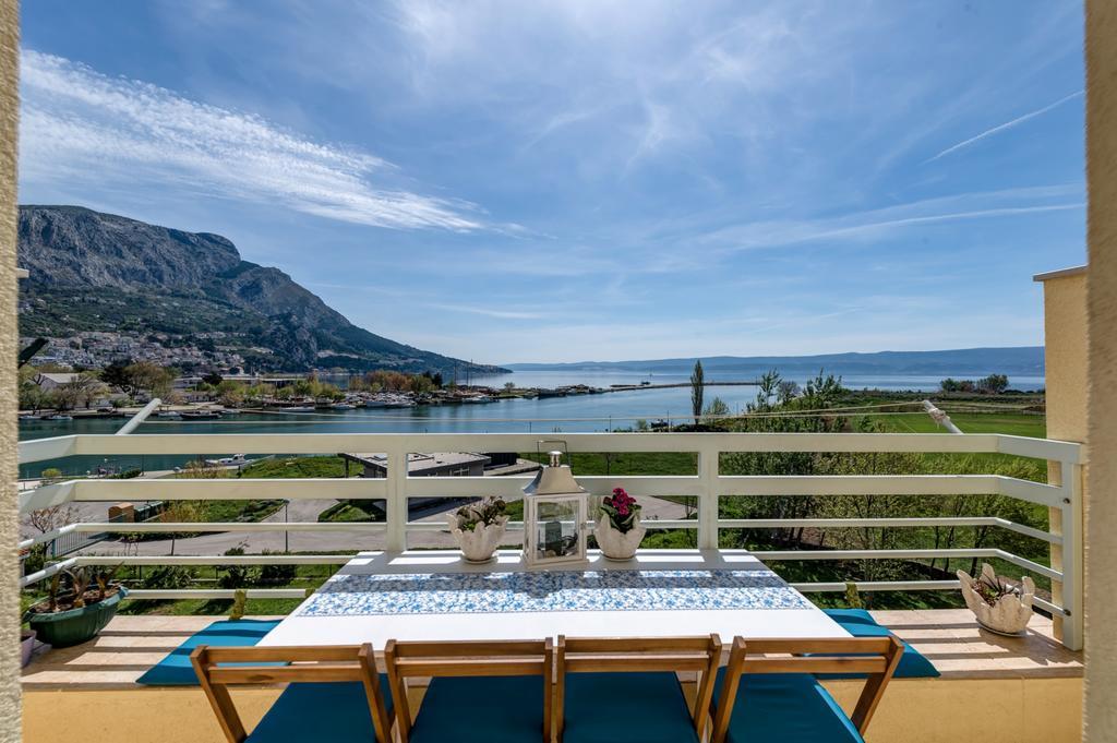 Apartment Sea View Mouth Cetina Omiš Kültér fotó